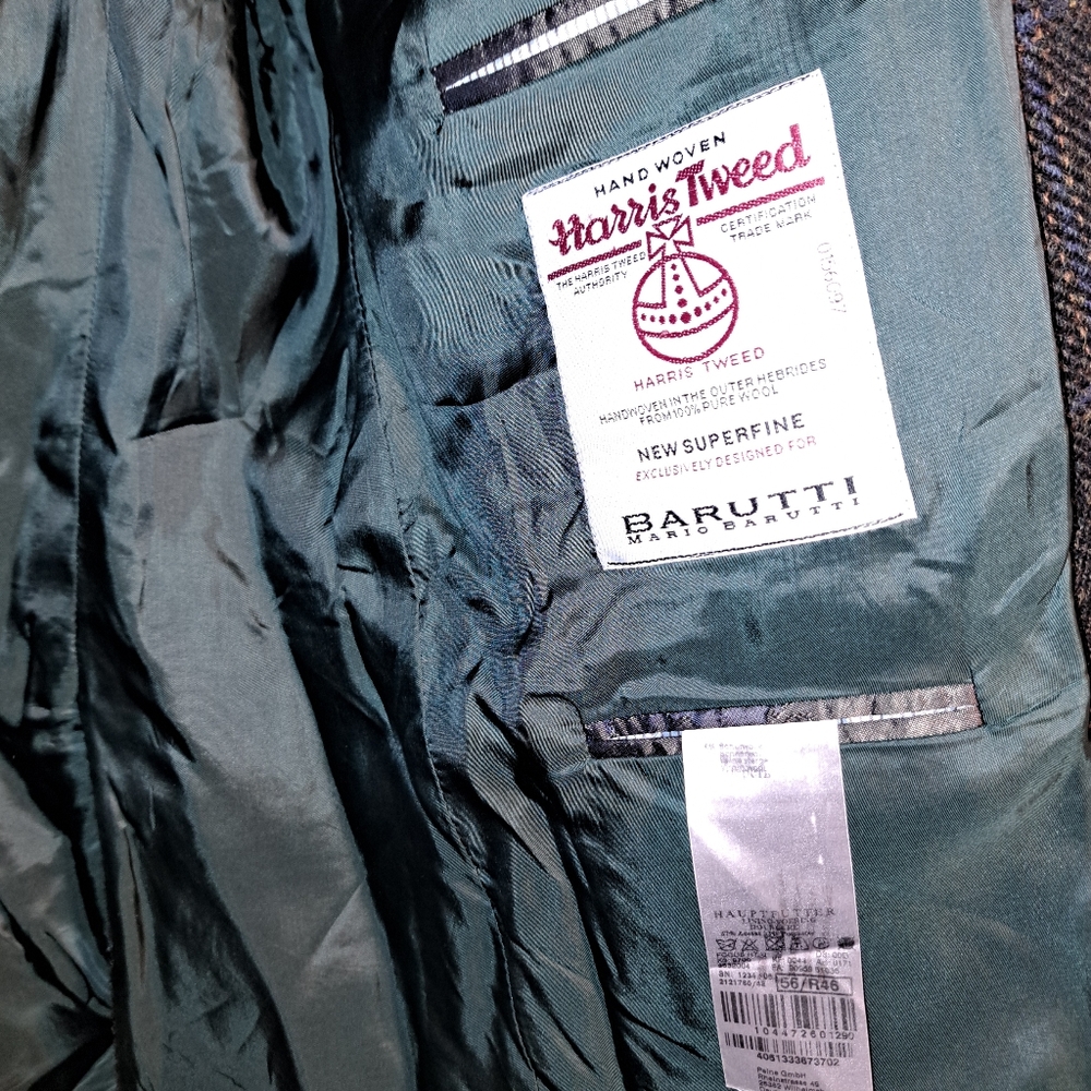 Mario Barutti Harris Tweed Blazer size 46R - Picture 7 of 11